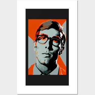 Modern man in pop-art style Posters and Art